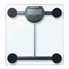 Kinyo 晶透電子體重計, DS-6576, 1個, 透明