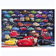 HUNDRED PICTURES 百耘圖 Cars汽車總動員拼圖 HPD0520-204 530 x 380mm, 520片, Cars汽車總動員 黑色, 1盒