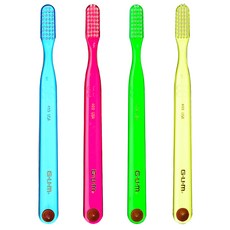 SUNSTAR 三詩達 G.U.M 經典圓頂刷毛牙刷 409 硬毛 隨機出貨, 1入, 4個