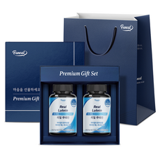 Funeat Real葉黃素膠囊禮盒+購物袋, 120顆, 1組