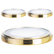 imos 鏡頭貼 PVDSS 18K金色 3顆, 1盒