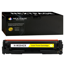 NEXTPAGE 台灣榮工 高容量 相容碳粉匣 M454dn/M479dw/M479fnw HP印表機適用 W2042X/416X, 黃色, 1個