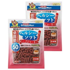 DoggyMan 多格漫 犬用健康低脂短切軟肉條, 牛肉, 420g, 2包