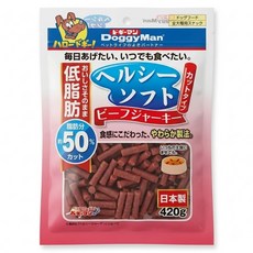 DoggyMan 多格漫 犬用健康低脂短切軟肉條, 牛肉, 420g, 1包