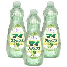 日本 awas 洗碗精萊姆, 600ml, 3瓶