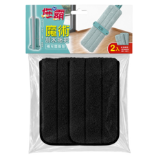 拖霸 直立式刮水拖把補充包 PT-S01 顏色隨機 2入, 1組