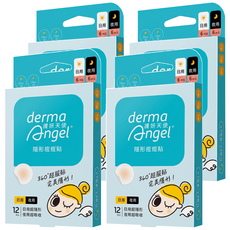 derma Angel 護妍天使 隱形痘痘貼 綜合 日6 + 夜6, 12入, 4盒