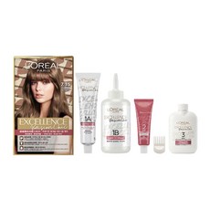 L'OREAL PARiS 巴黎萊雅 台灣公司貨 優媚霜時尚魅力系列 染髮霜, 7.35 冷培茶棕, 1盒