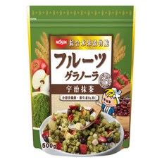NISSIN 日清 綜合水果穀物脆 宇治抹茶, 500g, 1包