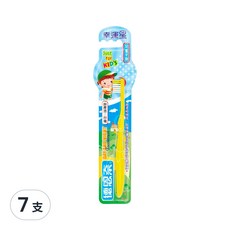 Day and Night 德恩奈 幸運星兒童牙刷, 顏色隨機, 1入, 7支