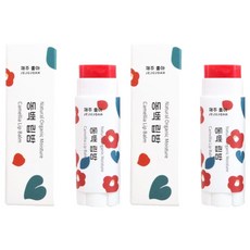 atour Jaejukko 濟州護唇膏, 2個, 紅色(山茶花), 5ml