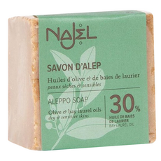 NAJEL 台灣公司貨 月桂油30%阿勒坡手工古皂, 170g, 1個