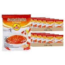 FINNA FOOD Sambal Pedas 辣椒醬 (10包 * 18克) Set, 18g, 200包