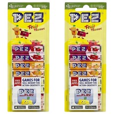 PEZ 水果糖 8條, 68g, 2組