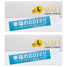 SAGAMI 相模 元祖 001 極潤裝衛生套 大碼 L, 12片, 2盒