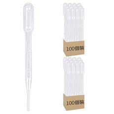 高精容器 巴式分裝吸管 3ml, 2個, 100個裝