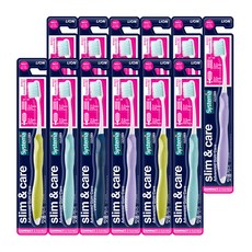 LION 獅王 Systema 細潔 纖細護理牙刷 緊湊型, 1個, 12入