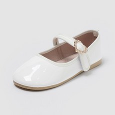 CHAAKAN SHOES 兒童Saeah水鑽魔鬼氈瑪莉珍平底鞋