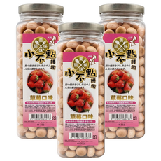 美味關係 小不點饅頭, 草莓口味, 160g, 3罐