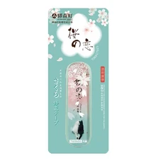 EKI MORI MACHI 驛森町 粉櫻花修正帶 4.2mm x 8M, 藍櫻花貓, 1個