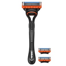 Gillette 吉列 台灣公司貨 Fusion鋒隱系列 刮鬍刀組, 1組, 1盒