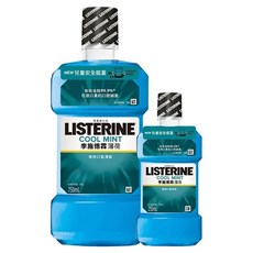 LISTERINE 李施德霖 台灣公司貨 薄荷除菌漱口水 750ml + 250ml, 1L, 1組