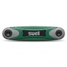 SWELL 黑摺疊 六角扳手9支組 083-43AO, 1組