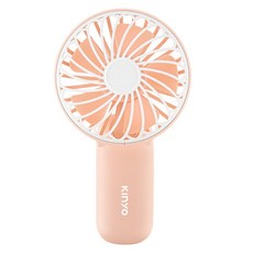 Kinyo 手持折疊充電風扇 附USB充電線, UF-2031, 粉色