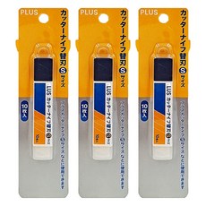 PLUS 普樂士 CU-201美工刀片 小 10片, 3組
