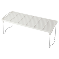 KEYWAY 池谷重疊收納架, 白色, 1個, 否