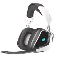 CORSAIR 海盜船 VOID RGB ELITE Wireless 耳罩式 耳機 麥克風 50mm驅動單體 RGB燈效 16H Playtime 白色 VOID RGB ELITE Wireless 原廠保固 2年保固
