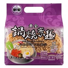 新宏 黃金鍋燒意麵 台式古早肉燥風味, 335g, 1袋