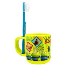 Skater 幼兒牙刷 漱口杯組 幼兒用 3~5歲, 玩具總動員 多色, 1組