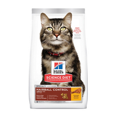 Hill's 希爾思 SCIENCE DIET 7歲以上成貓 毛球控制 特調食譜乾飼料, 雞肉, 3.17kg, 1袋