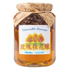 晨亦 玫瑰桂花釀, 380g, 1罐