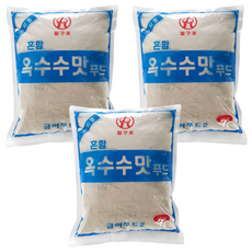 砂漿金河混合玉米調味食品澱粉, 1kg, 3個