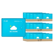 icon 愛康 透芯涼感棉 日用衛生棉 護翼型, 24cm, 8片, 24包