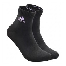 adidas 愛迪達 wucht P1高機能短筒運動襪, 黑色 + 紫色, 1雙