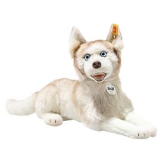 Steiff 德國金耳釦泰迪熊 黃標玩偶 狗, 35cm, 米色, 1個
