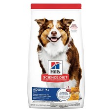 Hill's 希爾思 SCIENCE DIET 成犬 7歲以上 乾飼料, 雞肉 + 大麥 + 米, 6.8kg, 1袋