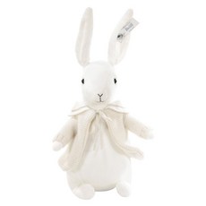 Steiff 德國金耳釦泰迪熊 小兔, 18cm, 白色, 1個