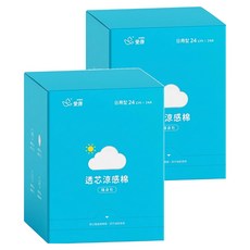 icon 愛康 透芯涼感衛生棉, 日用型(24cm), 24片, 2盒