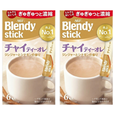 AGF Blendy 馬薩拉紅茶歐蕾, 9g, 6條, 2盒