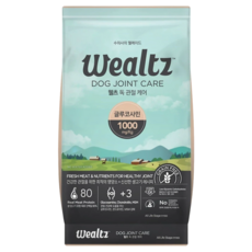 Wealtz 維爾滋 關節保健犬天然無穀寵物糧, 新鮮去骨雞肉+脫水雞肉, 2.1kg, 1包