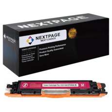 NEXTPAGE 台灣榮工 HP CF353A/130A 紅色兼容碳粉匣 HP CLJ Pro M177fw/M176n適用, 紅色, 1個