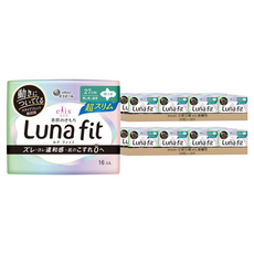 elleair 艾黎艾爾 elis 愛麗思 日本原裝進口 LunaFit極緞棉超薄款衛生棉, 40個, 16片, 日用