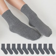 NO DESIGN 女款運動中筒襪 10雙