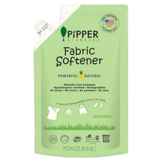 PiPPER STANDARD 沛柏 天然鳳梨酵素柔軟精 補充包, 750ml, 1包