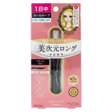KISSME 奇士美 heroine make 花漾美姬 美次元天生美睫防水睫毛膏, 01 黑色, 1支