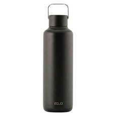 eQUa THERMO TIMELESS BOTTLE 緩時光雙層保溫瓶, 午夜黑, 600ml, 1個